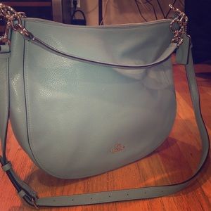Coach Marine Color Sutton Leather bag
